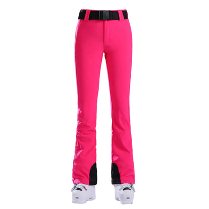 Winter Snowboarding Pants Thermal Skiing Pants New Slim Fit Women Snow Trousers Waterproof Clothes Outdoor Windproof Ski Pants