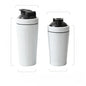 1pcs Stainless Steel Protein Powder Shaker Bottle with Ball Scale Leak Proof for Gym Fitness Sport Whey Shakes Water Cup