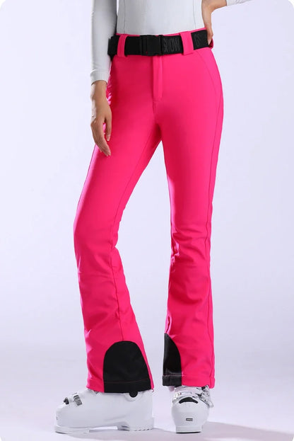 Winter Snowboarding Pants Thermal Skiing Pants New Slim Fit Women Snow Trousers Waterproof Clothes Outdoor Windproof Ski Pants