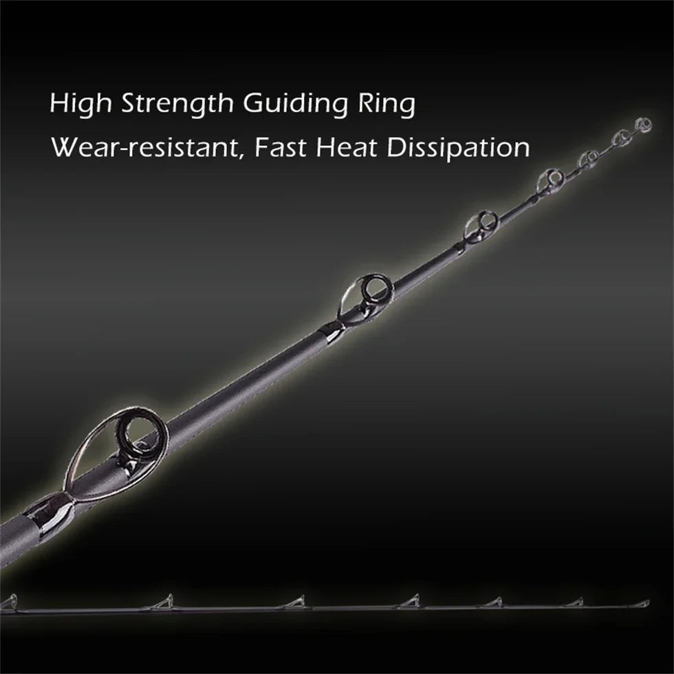 Mavllos RaptorII Carbon Tuna Fishing Jigging Rod, Lure 80-250g , Line 20-50LB Fast Saltwater Trout Fishing Spinning Casting Rod