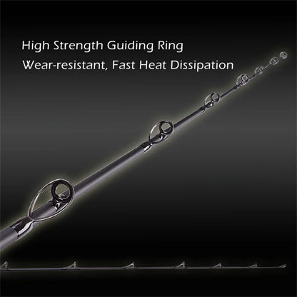 Mavllos RaptorII Carbon Tuna Fishing Jigging Rod, Lure 80-250g , Line 20-50LB Fast Saltwater Trout Fishing Spinning Casting Rod