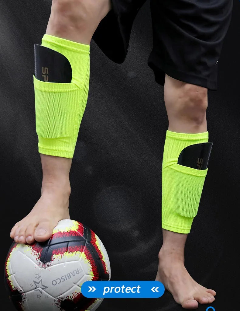 Sports Football Shin Guard Football Foot Guard Full Package Fixed Drop Resistant Elastic Breathable Suitable For Men And Women