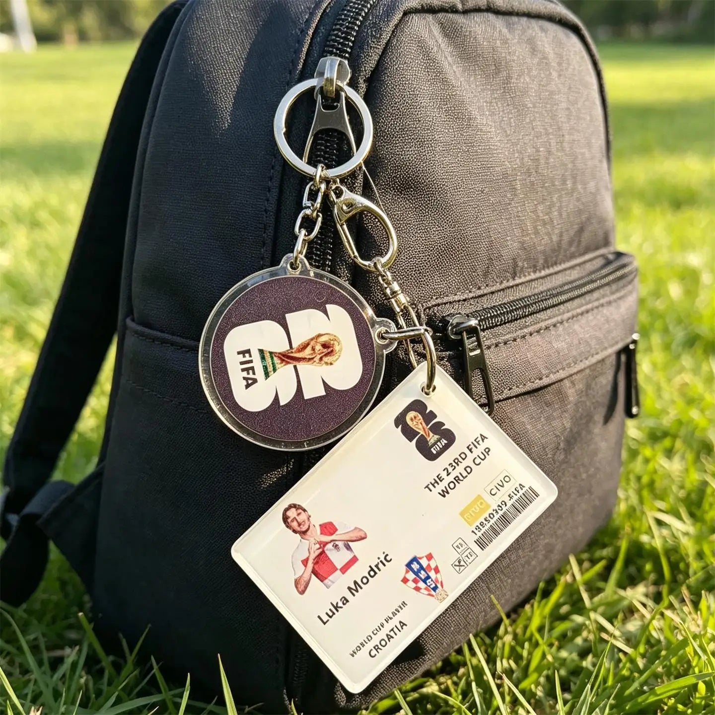 FIFA Official 2026 World Cup Trophy Keychain Authentic World Cup Merchandise Football Fan Gift Pendant