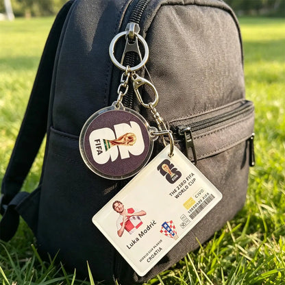 FIFA Official 2026 World Cup Trophy Keychain Authentic World Cup Merchandise Football Fan Gift Pendant