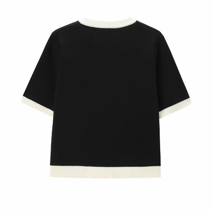 TRAFZA Autumn Fashion Women Sweater Coats Solid O-Neck Long Sleeves Pockets Buttons Single Breasted Female Casual Knitted Coat