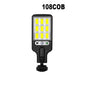 1/2/4/6PCS LED Solar Light Motion Sensor 117/108LED 3-mode Floodlight Outdoor Fence Light Street Courtyard Garden