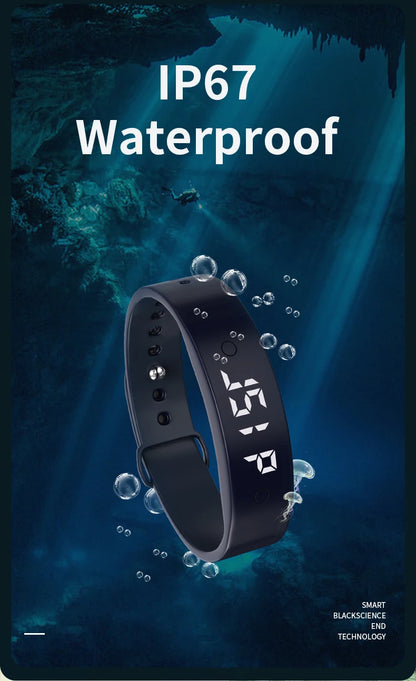 Smart Male Woman Student Children's Sports Electronic Bracelet Vibration Alarm Clock Waterproof Step Count Gift Electronic Watch