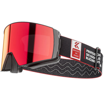 Kapvoe Snow Ski Goggles Snowboarding  Skiing Mask for Men Women Anti-Fog Lens Kit UV400 Protection Snowmobile Glasses Motorcycle