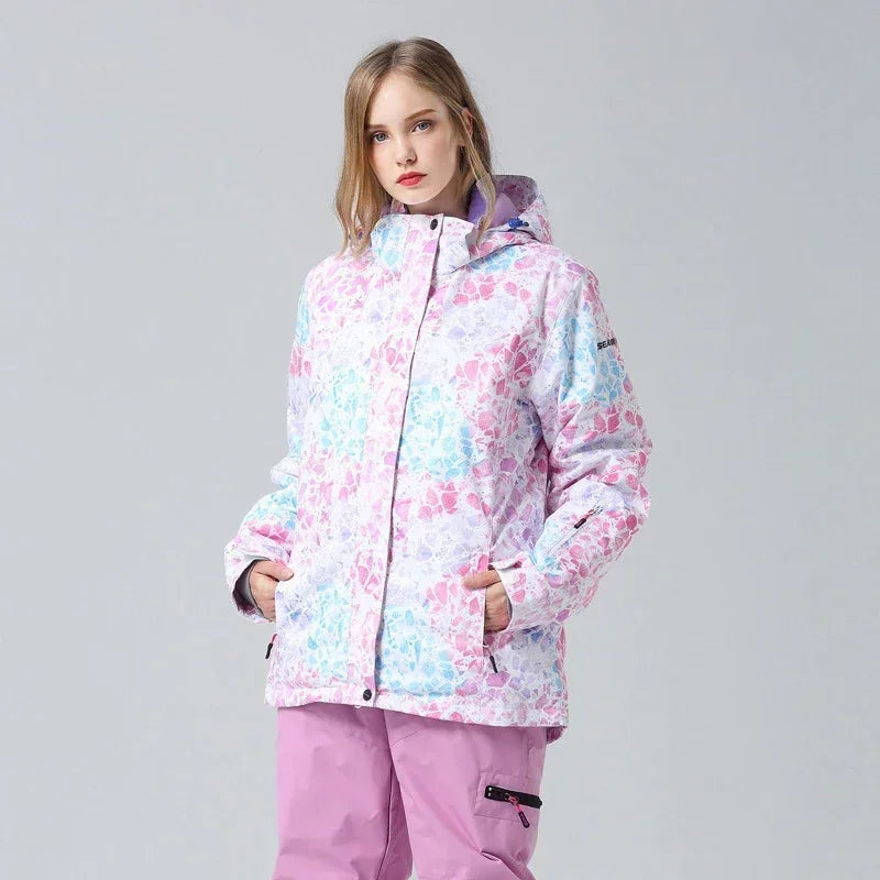 2025 Hooded Skiing Jackets Warm Women Outdoor Sports Mountain Woman Snowboard Coats Heated Motorcycle Female Snowmobile Clothes