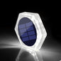Blue Solar powered Outdoor LED Garden Lights Auto On/Off Waterproof IP68 Step Railing Stairs Yard Patio Pathway Driveway Light