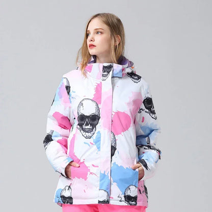 2025 Hooded Skiing Jackets Warm Women Outdoor Sports Mountain Woman Snowboard Coats Heated Motorcycle Female Snowmobile Clothes