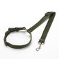 Nylon Safety Belt for Dogs Solid Color Pet Car Seat Belt Two-in-one Leash Adjustable Dog Harness Collar Products Pet Accessories