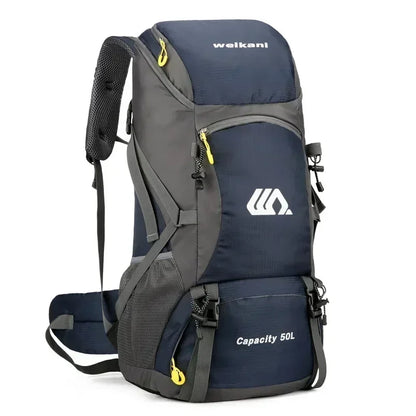 50L Travel Backpack Camping Bag For Men Large Hiking Bag Tourist Rucksack Waterproof Outdoor Sports Climbing Mountaineering Bag