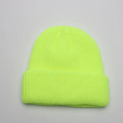 Winter Warm Beanies Casual Short Thread Hip Hop Hat Adult Men Female Knitted Skull Cap Elastic Unisex