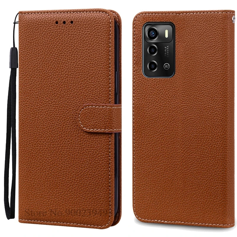 For ZTE Blade V40 Vita Case Soft Silicone Back Cover For ZTE Blade V40 Vita Case Leather Wallet Flip Cover Fundas