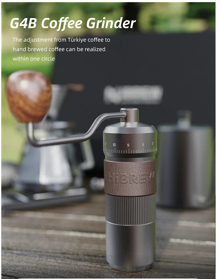 HiBREW Pour Over Coffee Kettles Manual Coffee Grinder Coffee Maker 8 pcs Set