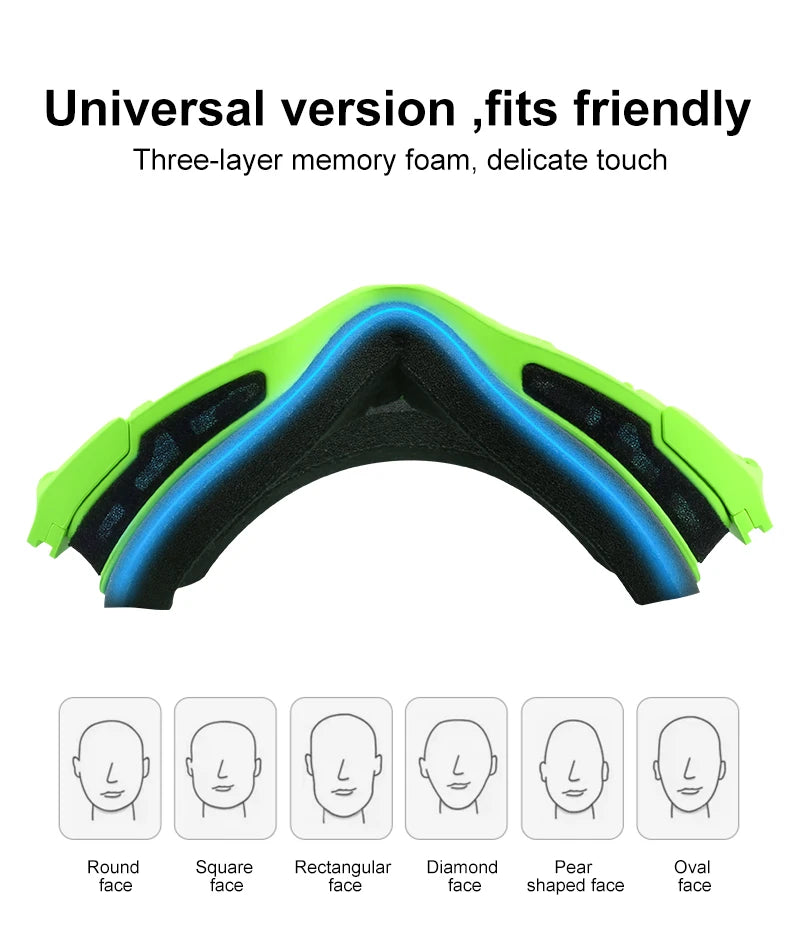 PHMAX Magnetic Ski Goggles UV400 Skiing Eyewear Anti-fog Lens Women Men Winter Outdoor Sports Mountain Snowboard Big Snow Goggle