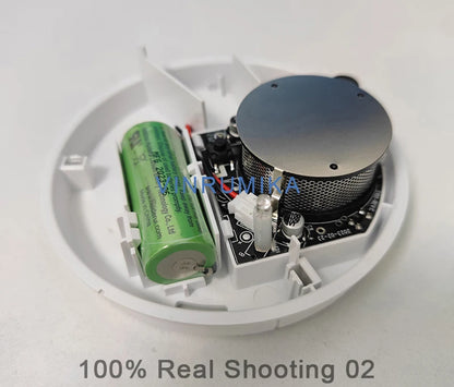 Built-in 10 Year Battery Smoke Detector WiFi Function Tuya Smart Home Parlor Child Room Kitchen Shop Fire Sound Alarm SensorSmoke DetectorsGoWisse.com