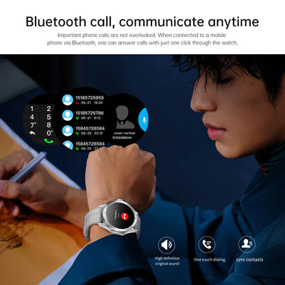 New For Xiaomi S4 Ultra Outdoor Sport Men HD AMOLED Display GPS Track Altimeter Heart Rate Bluetooth Call Waterproof Smart Watch