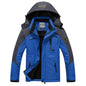 Winter Men's Parka Outdoor Lining Fleece-lined Thickened Windproof Warm Mountaineering Hooded Jacket Cold-resistant Ski Suit 6XL