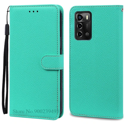 For ZTE Blade V40 Vita Case Soft Silicone Back Cover For ZTE Blade V40 Vita Case Leather Wallet Flip Cover Fundas