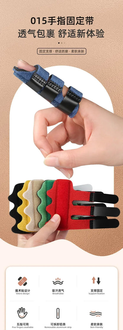 Pain Relief Trigger Finger Fixing Splint Straighten Brace Adjustable Sprain Dislocation Fracture Finger Splint Corrector Support