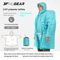 3F UL GEAR Sleeve Raincoat Lightweight Windproof and Waterproof PU5000mm 3D Silicon Coating Fabric About 180g Nylon Polyester
