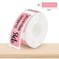 P15 Label Paper Roll White Adhesive Sticker for Marklife P15 P12 Q30 Q30S Label Printer 15*30mm 15*50mm Transparent Label Tape