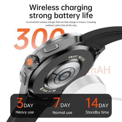 New For Xiaomi S4 Ultra Outdoor Sport Men HD AMOLED Display GPS Track Altimeter Heart Rate Bluetooth Call Waterproof Smart Watch