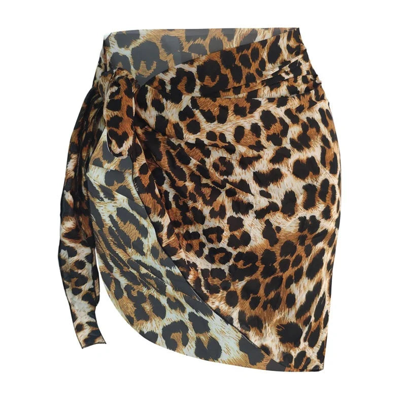 Summer Solid Bikini Cover Ups Shorts Pareo Wraps Sarong Skirt Swimsuit Beachwear Women Beach Skirts Swimwear Half Wrapped Skirt