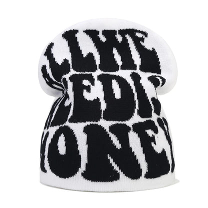 Bocca Beanie Y2K Knitting Hat For Men Women Warm Winter Autumn Letter Cartoon Streetwear Knitting Cap Hip Hop Gorras New Fashion