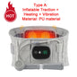Lumbar Traction Device Heating Airbag Inflatable Decompression Back Belt Hot Compress Massage Men Women Waist Support Belt