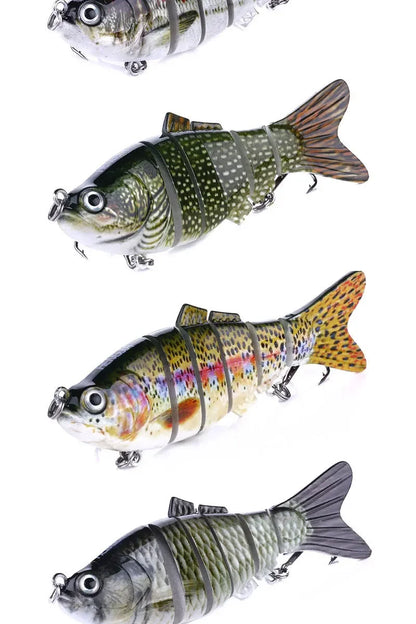 6/3/1Pcs Fishing Lure Sinking 10cm 17.5g 6 Segment Multi Jointed Swimbait Artificial Wobblers Crankbait Hard Bait Pesca Tackle