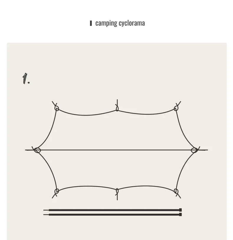 GIANXI Summer Ultralight Outing Camping Awning Gathering Picnic Rectangular Tent Portable Family Outdoor Beach Sunshade