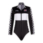 Women Racer Cosplay Costume Fashion Sexy Racing Queen Cosplay Uniform Suit One-Piece Training Racing Jumpsuits Halloween Costume