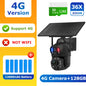 SHIWOJIA 4K 8MP 36X Zoom 4G Solar Camera Dual Lens Dual Screen Human Detect Auto Tracking Outdoor 10W Solar Panel WIFI CCTV