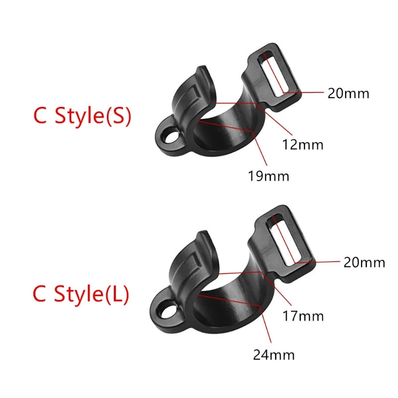 10pcs Tent Wind Rope Clamp Hooks Camping Carabiner Buckles Tent Tool Multifunction Hook Camping Equipment