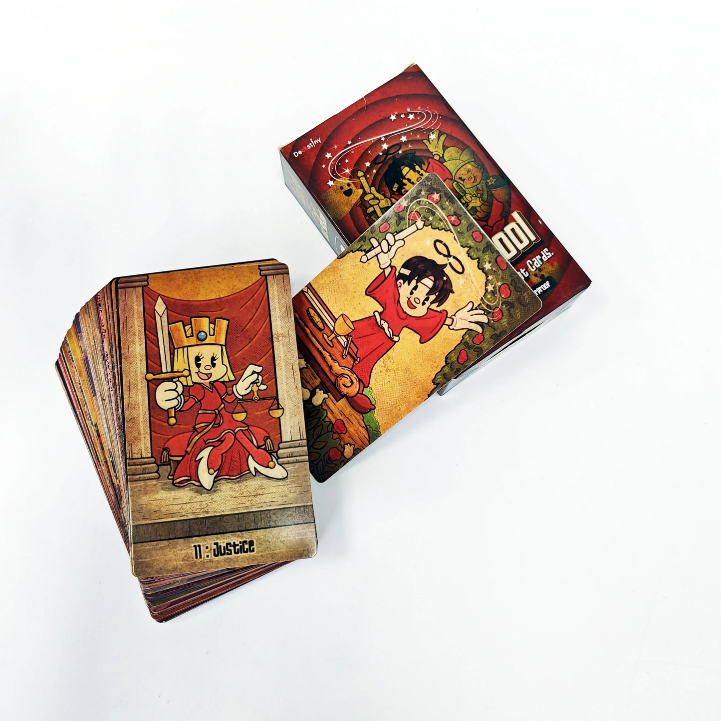 Hot Selling New 12x7cm Old School Tarot Cards A 78 Deck Oracle Leisure Entertainment Card Family Gathering Divination Board Game