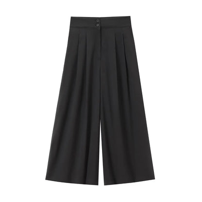 TFMLN Fashion Women's Trouser Suits Sleeveless V-Neck Top With Belt Straight Pants Sets 2025 Spring Summer Commuter 2 Piece Set