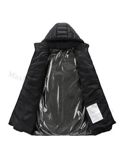 21 Areas Heating Jacket Men Winter USB Electric Heated Coat Functional Self Heating Clothes Outdoor Snow Ski Thick Padded Jacket
