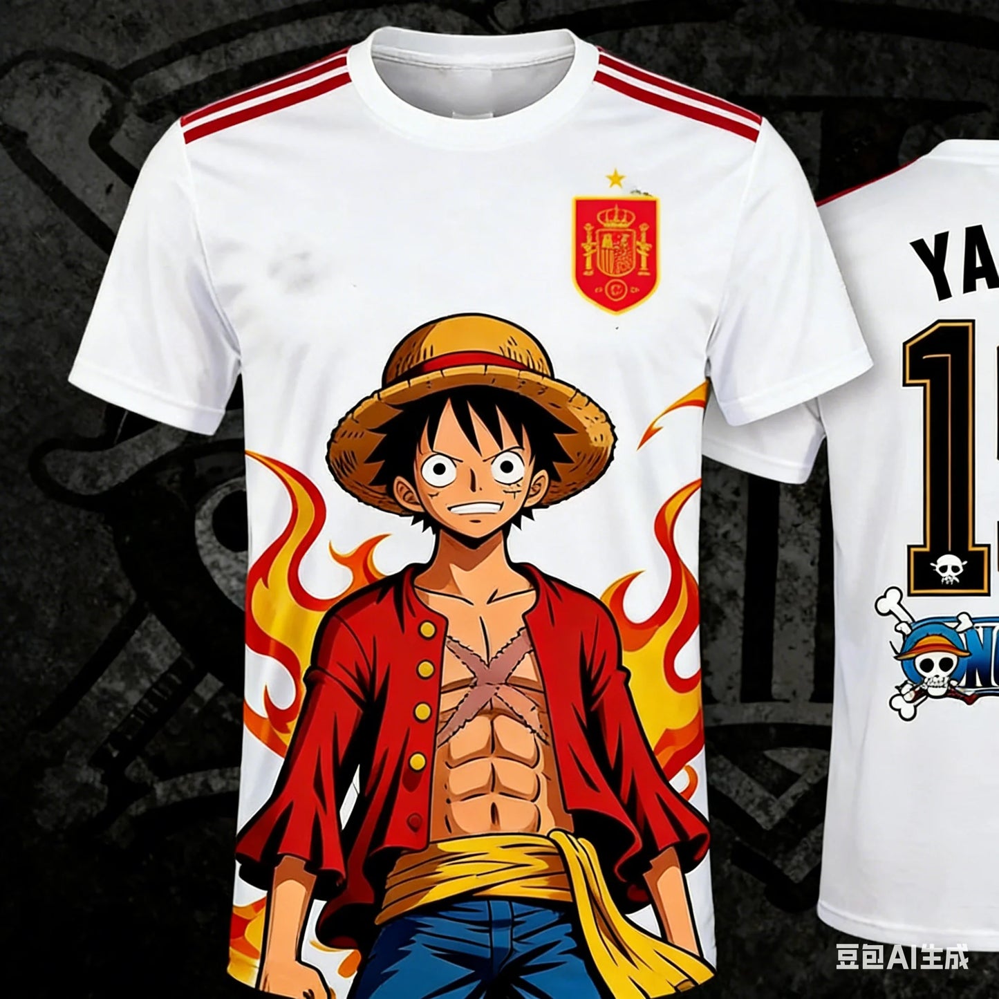 2026 New Arrival - Special Edition "One Dragon" Spanish Football Jersey - Round-neck Top - Suitable for Children's Football Spor