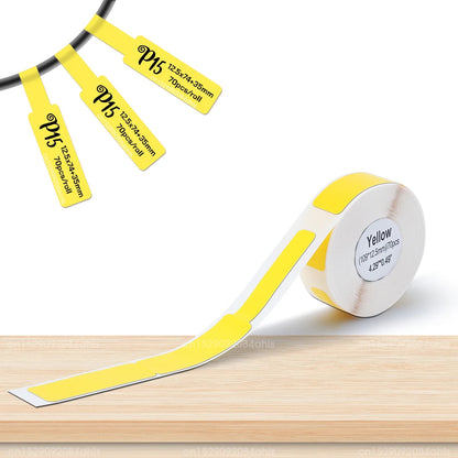 P15 Label Paper Roll White Adhesive Sticker for Marklife P15 P12 Q30 Q30S Label Printer 15*30mm 15*50mm Transparent Label Tape