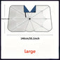 Car Sunshade Umbrella For Auto Shading Car Sun Shade Protector Parasol Summer Sun Interior Windshield Protection Accessories