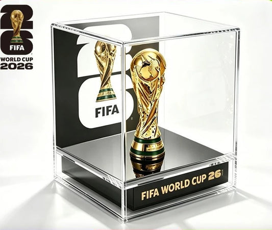 FIFA 2026 USA Canada Mexico World Cup 3D Trophy Model Ornament Collectible Souvenir Football Fan Gift Decor Figurine