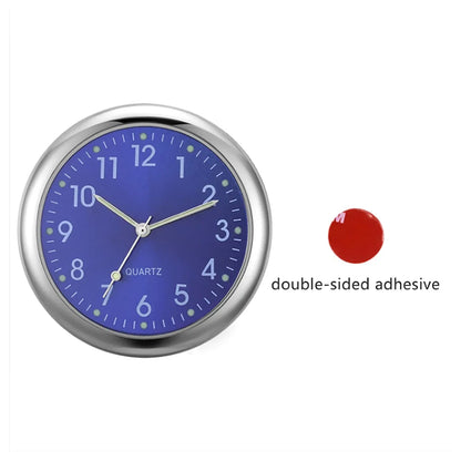 40Mm Luminous Car Clock Waterproof Mini Electronic Clock Quartz Watch Bicycle Motorcycle Watch Auto Dashboard Clock In Car