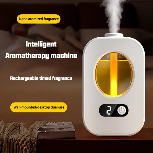 Automatic Diffuser Aromatherapy Machine Air Fragrance Air Freshener Toilet Bathroom Aroma Essential Oil Dispenser HumidifierUltrasonic DiffusersGoWisse.com