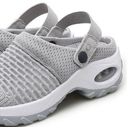 Mesh Orthopedic Clogs Arch Support Walking Shoes Breathable Outdoor Slippers for Women