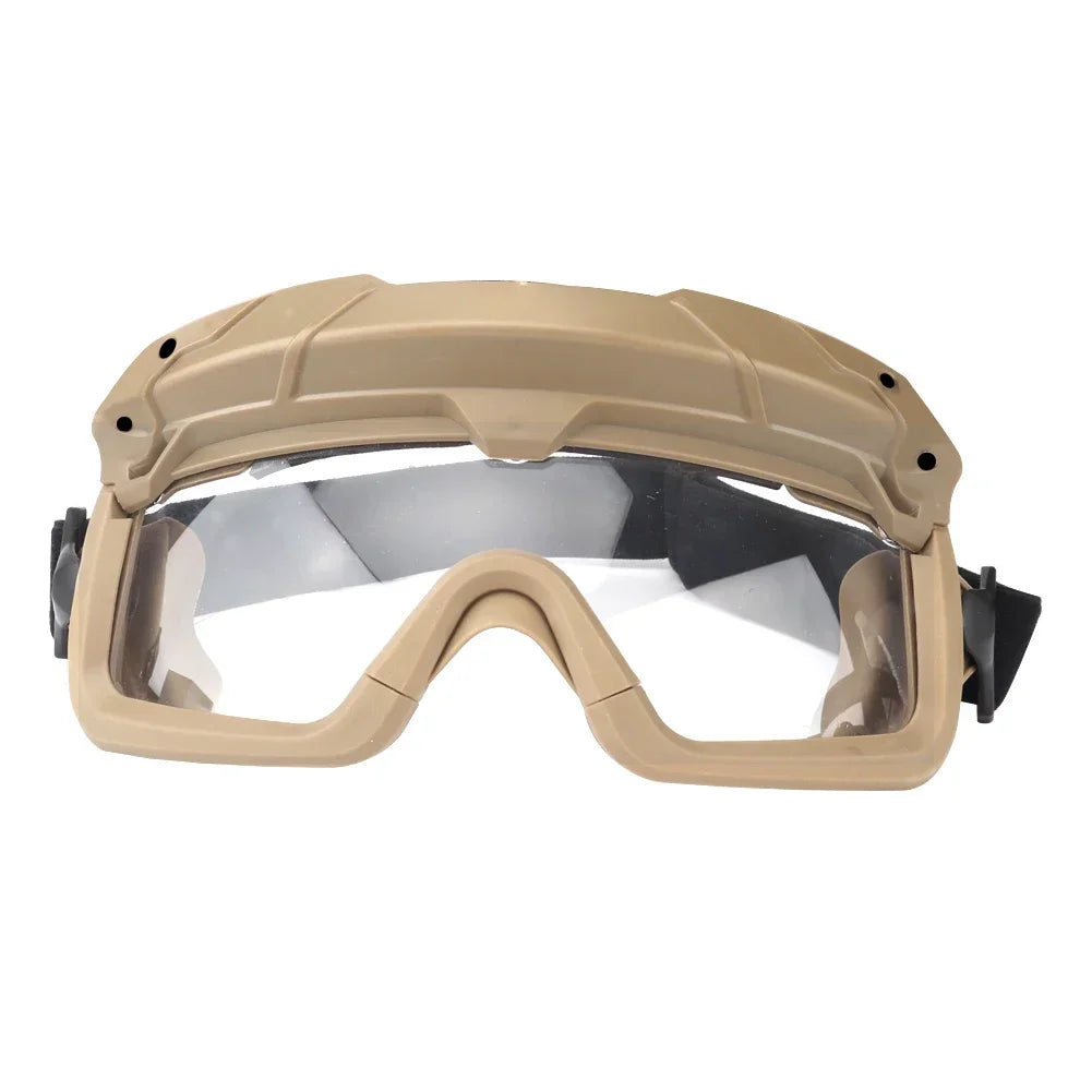 Sports Sunglasses for Men Women 2 Modes Airsoft Goggles Riding Eye Protection for Hiking Paintball Hunting Gear