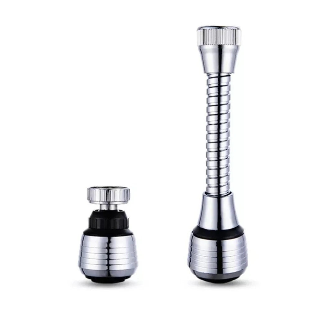 2pcs 1080° Swivel Faucet Spray Head Wash Basin Robot Arm Faucet Extender Sink Accessories for Extension Faucet Easy Install