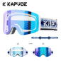 KAPVOE Ski goggles Anti-fog Skiing goggles Photochromic Outdoor Sports Magnetic Glasses Winter Snowboard Snowmobile Equipment